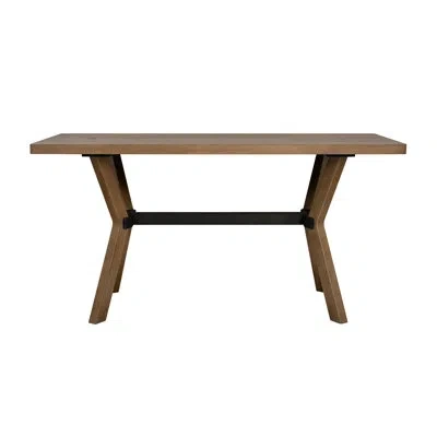 Flexsteel Millwork Friendship Dining Table In Natural Wood