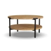 Flexsteel Millwork Round Coffee Table In Brown