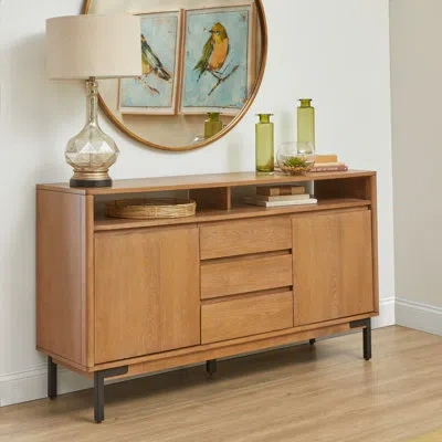 Flexsteel Millwork Sideboard Buffet In Brown;beige;tan