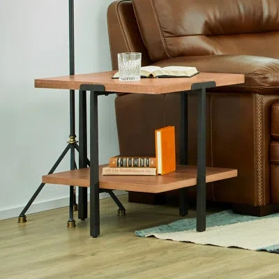 Flexsteel Millwork Solid Wood End Table In Natural Wood