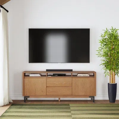 Flexsteel Millwork Tv Stand In Brown;beige;tan