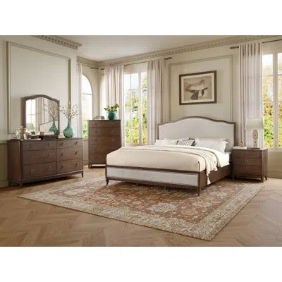 Flexsteel Riverstone 4pc Bedroom Set In Brown