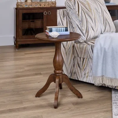 Flexsteel Riverstone Chairside End Table In Brown