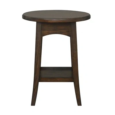 Flexsteel Sylvie Accent Table In Brown;dark Brown Wood;brown Wood