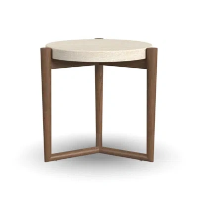 Flexsteel Violet Accent End Table In White