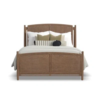 Flexsteel Violet Panel Bed In Brown