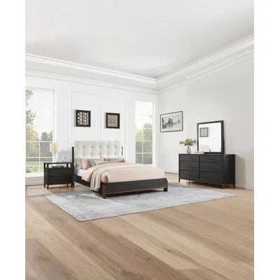 Flexsteel Waterfall Bed In Black;brown