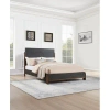 Flexsteel Waterfall Panel Bed In Black;brown