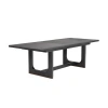 Flexsteel Waterfall Rectangular Dining Table In Black