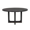 Flexsteel Waterfall Round Dining Table In Black