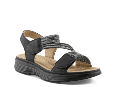 Flexus Abie Sandal In Black