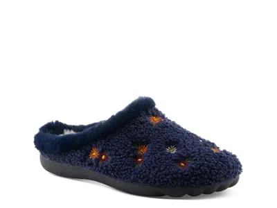 Flexus Abouquet Slipper In Blue