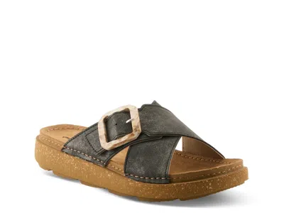 Flexus Aspa Sandal In Black