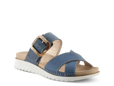Flexus Brinoza Sandal In Blue