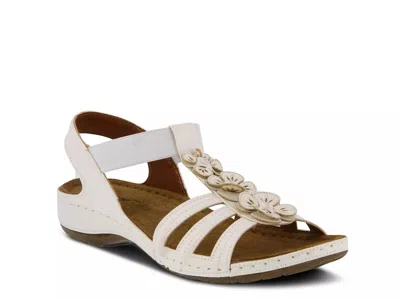 Flexus By Spring Step Adede Wedge Sandal In Neutral