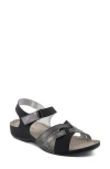 Flexus By Spring Step Alvina Sandal In Black Multi