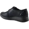 Flexus By Spring Step Amay Sneaker In Black Croco