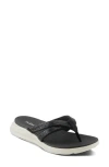 Flexus By Spring Step Ashine Flip Flop In Black