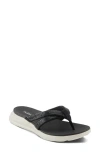 Flexus By Spring Step Ashine Flip Flop In Black