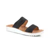 Flexus By Spring Step Bayshore Crystal Cutout Slide Sandal In Black