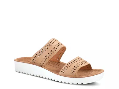 Flexus By Spring Step Bayshore Sandal In Brown