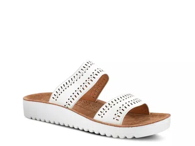 Flexus By Spring Step Bayshore Sandal In White