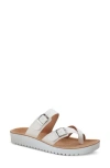 Flexus By Spring Step Bayside Wedge Slide Sandal In White