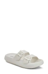 Flexus By Spring Step Bubbles Waterproof Slide Sandal In White