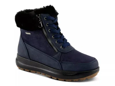Flexus By Spring Step Burrell Waterproof Snow Boot In Black