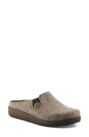 Flexus By Spring Step Cozily Wool Clog In Brown