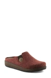 Flexus By Spring Step Cozily Wool Clog In Brown