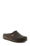 Flexus By Spring Step Cozily Wool Clog In Burgundy