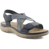 Flexus By Spring Step Crossbeam Sandal In Blue