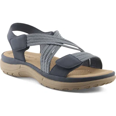 Flexus By Spring Step Crossbeam Sandal In Blue