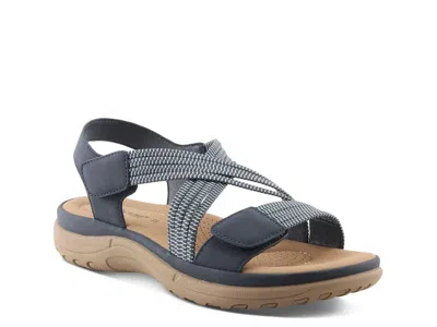Flexus By Spring Step Crossbeam Wedge Sandal In Multi