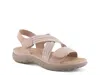 Flexus By Spring Step Crossbeam Wedge Sandal In Multi