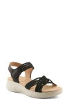 Flexus By Spring Step Delosa Platform Sandal In Black