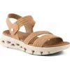 Flexus By Spring Step Garlina Platform Wedge Sandal In Tan