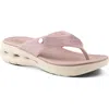 Flexus By Spring Step Gorski Platform Wedge Flip Flop In Mauve