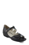 Flexus By Spring Step Gracelyn Wedge Sandal In Black Multi
