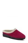 Flexus By Spring Step Ivana Scuff Slipper In Burgundy