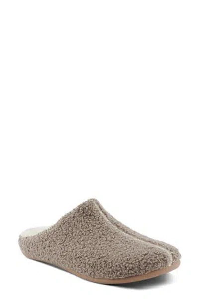 Flexus By Spring Step Lyndel Faux Shearling Slipper In Neutral