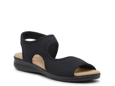 Flexus By Spring Step Marya Wedge Sandal In Black