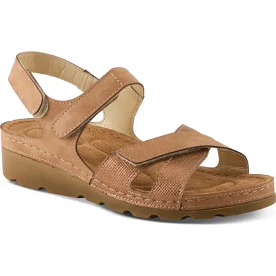Flexus By Spring Step Orwell Sandal In Brown