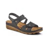 Flexus By Spring Step Poncia Slingback Wedge Sandal In Black