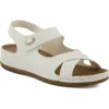 Flexus By Spring Step Slingback Sandal In White