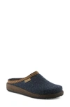 Flexus By Spring Step Snuggee Wool Clog In Blue