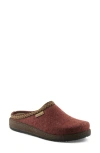 Flexus By Spring Step Snuggee Wool Clog In Brown