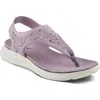 Flexus By Spring Step Springall Slingback Platform Sandal In Purple