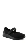 Flexus By Spring Step Stoller Mary Jane Sneaker In Black